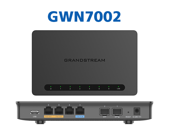 Grandstream GWN7002 Multi-WAN VPN Router with SFP
