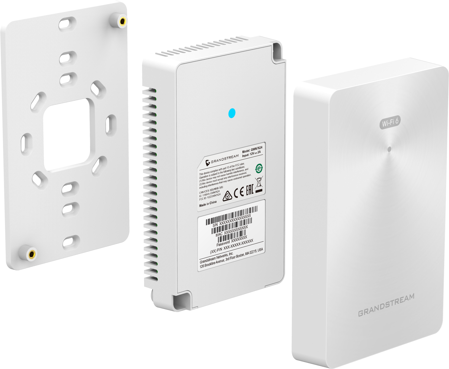 Grandstream GWN7661E In-Wall Wi-Fi 6 Access Point