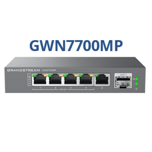 Grandstream GWN7700MP 5-Port 2.5G Multi-Gigabit PoE+ Switch