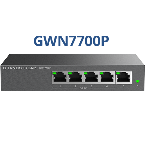 Grandstream GWN7700P 5-Port Gigabit PoE Switch