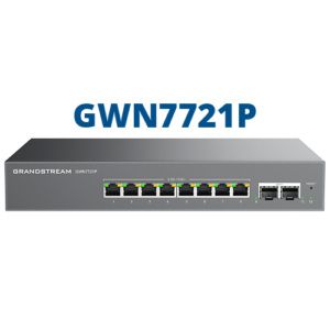 Grandstream GWN7721P 8-Port 2.5G Multi-Gigabit PoE+ Switch