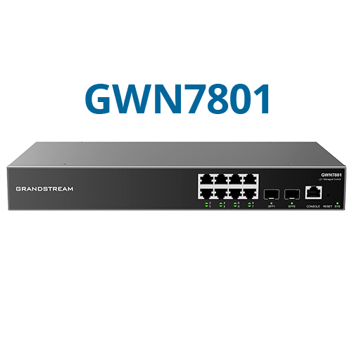 Grandstream GWN7801 8-Port Layer 2+ Managed Gigabit Switch