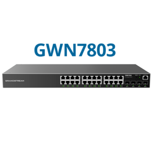 Grandstream GWN7803 24-Port Layer 2+ Managed Switch with 10G Uplinks